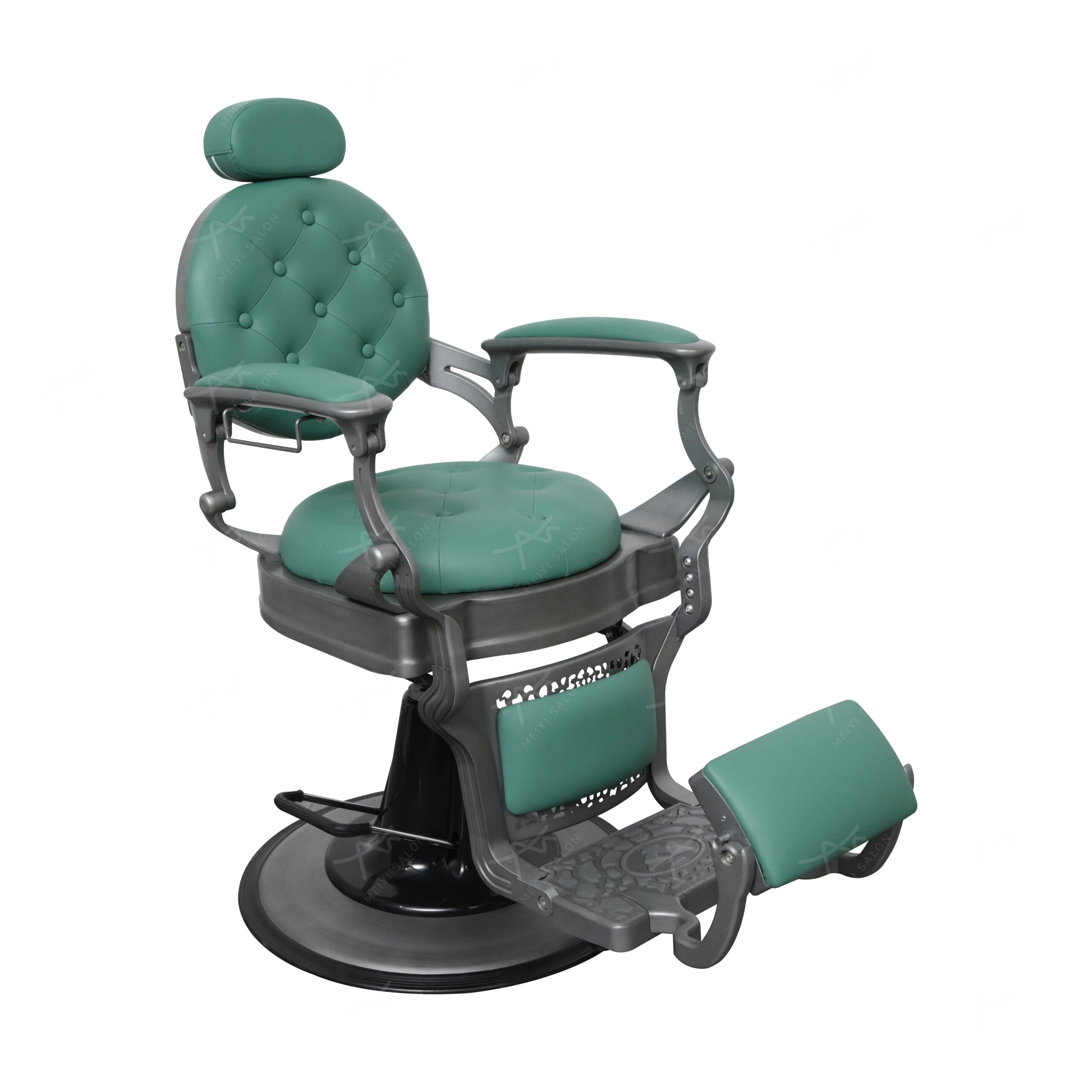 green barber chair 1