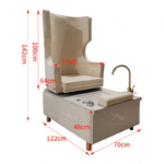 Synthetic Leather Pedicure Chair 6