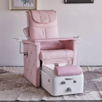 Pink Manicure And Pedicure Chair 2