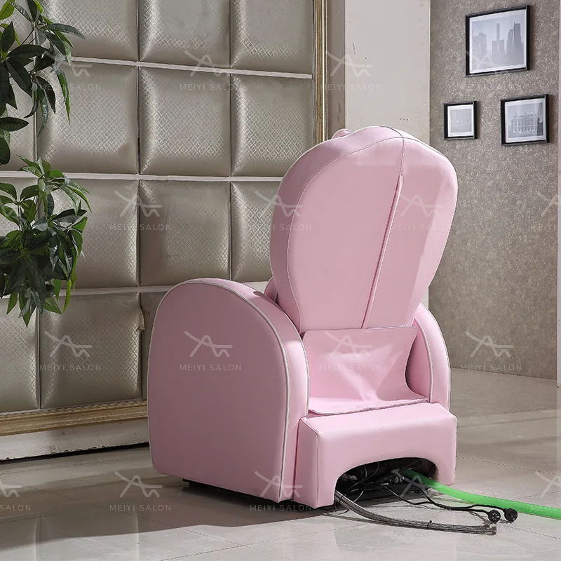 Pink Massage Pedicure Chair 4